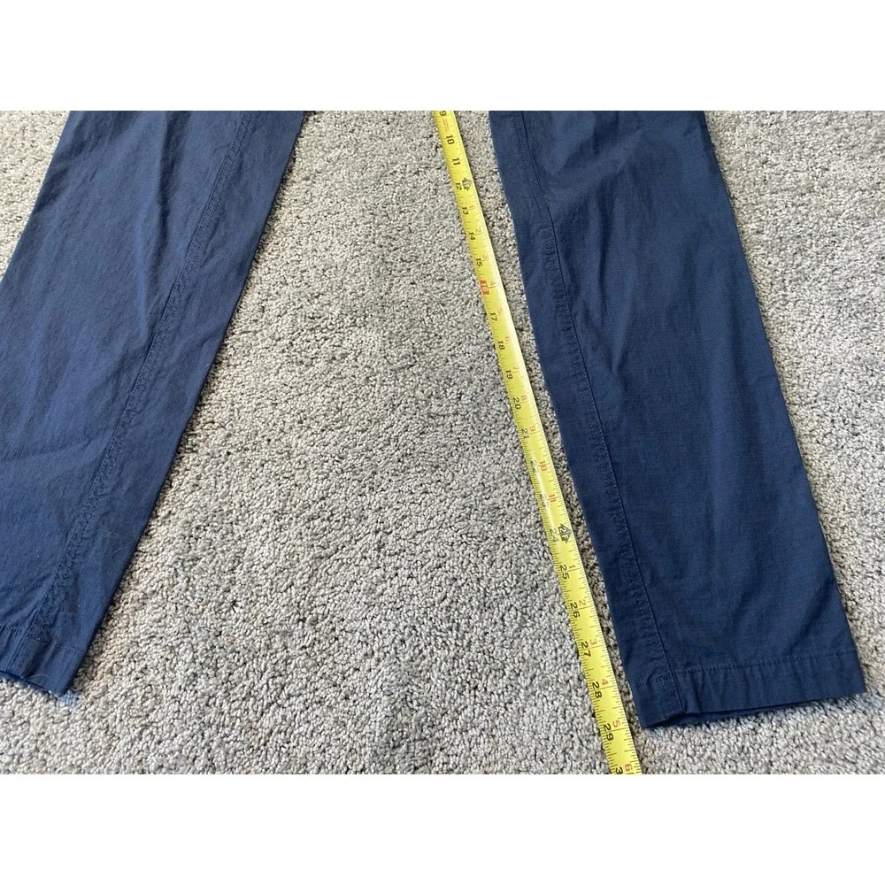 Vuori Men's Ripstop Climber Pants Blue Size Small Khaki Stretch Drawstring V412